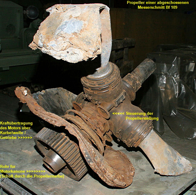 Propeller der Messerschmitt Bf 109