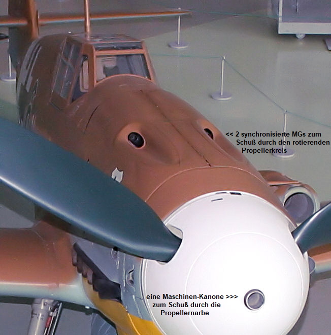 MGs und MK der Messerschmitt Bf 109