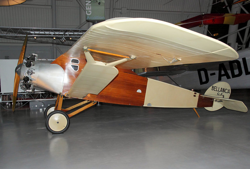 Bellanca CF: eines der ersten Passagierflugzeuge mit Komfort des ital. Einwanderers Giuseppe Bellanca