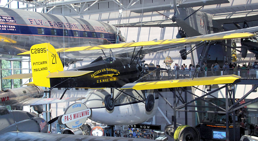 Pitcairn PA-5 Mailwing: Postflugzeug entlang der US-Ostküste