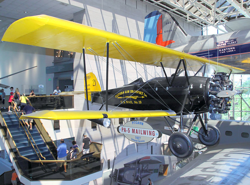 Pitcairn PA-5 Mailwing: Das Flugzeug wurde entwickelt, um Luftpost entlang der US-Ostküste zu fliegen