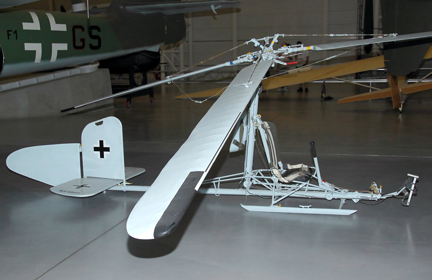 Focke-Achgelis Fa 330 Bachstelze: motorloser Tragschrauber für den Einsatz auf U-Booten und Schiffen