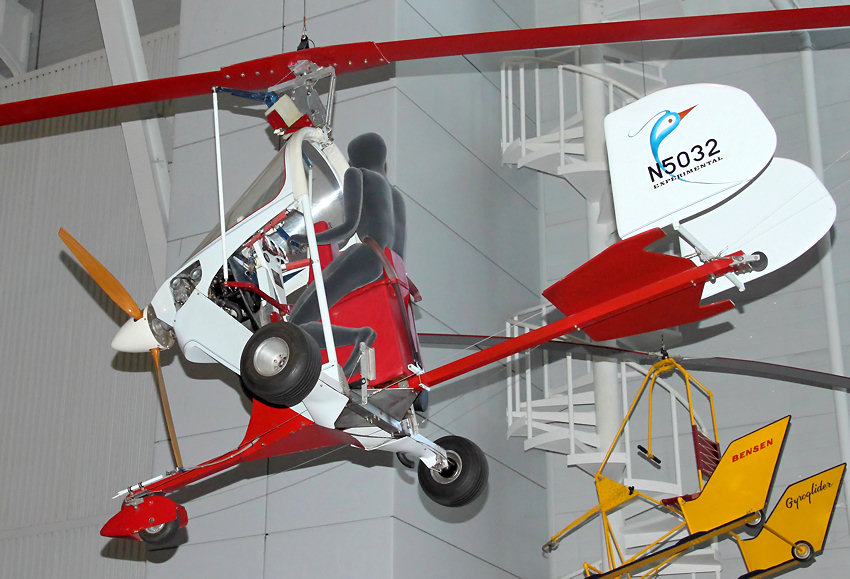 Gyro 2000 Ikenga 530Z: Fliegen wie auf einem Motorrad zu abgelegenen Orten (Tragschrauber)
