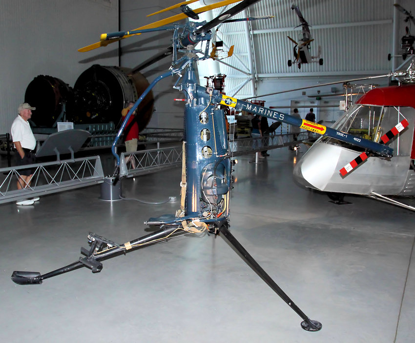 Hiller YROE-1 Rotorcycle: Der Mini-Hubschrauber für das US-Militär von 1956 sollte zur Beobachtung eingesetzt werden