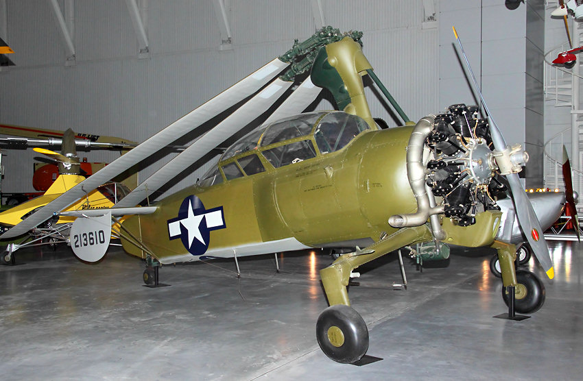 Kellett XO-60: militärische Version der zivilen Kellett KD-1 für die Armee der Vereinigten Staaten ab 1942 (Gyrokopter / Autogiro)