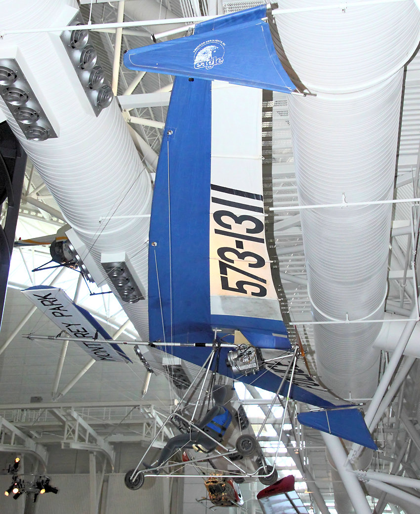 American Aerolights Double Eagle: Das Ultraleicht-Flugzeug flog 1982 erstmals für die Polizei des Monterey Park, California, Police Department