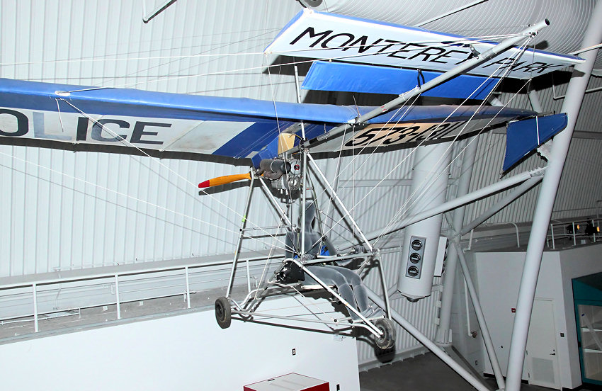 American Aerolights Double Eagle: Das Ultraleicht-Flugzeug flog 1982 erstmals für die Polizei des Monterey Park, California, Police Department