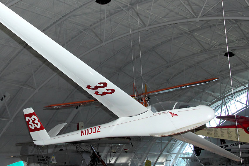 Arlington Sisu 1A: Alvin H. Parker flog 1964 mit diesem Segelflugzeug 1042 km weit