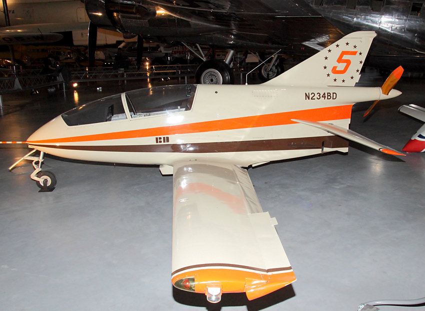 Bede BD-5: Keinflugzeug als Bausatz mit Schubpropeller