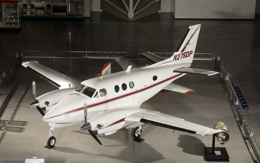 Beechcraft King Air 65-90 - Draufsicht