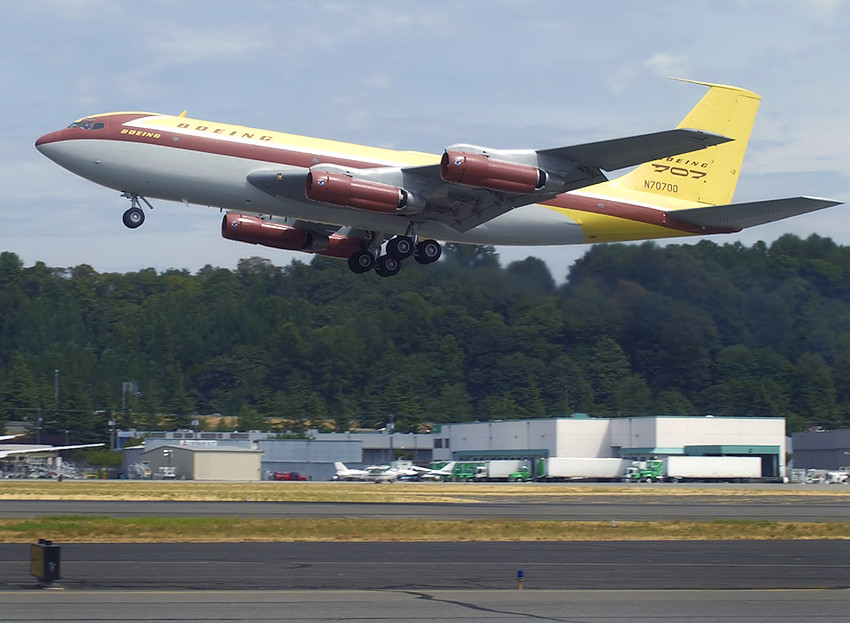 Boeing 707 Startphase