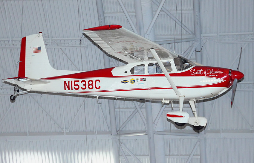 Cessna C-180: Geraldine Mock flog 1964 um die Welt