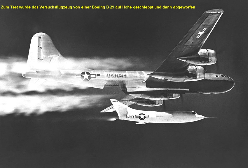 Douglas D-558-2 Skyrocket: Das Versuchsflugzeug erreichte 1953 doppelte Schallgeschwindigkeit