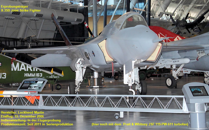 Lockheed Martin X-35B Joint Strike Fighter: Erprobungsträger im Rahmen des Joint-Strike-Fighter-Programms