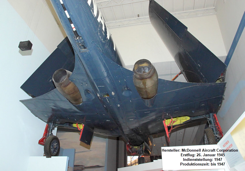 McDonnell FH-1 Phantom: Das erste strahlgetriebene Jagdflugzeug der USA, das auf Flugzeugträgern landen konnte