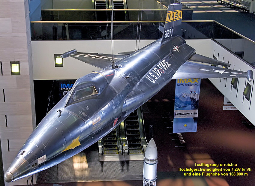 North American X-15: raketengetriebenes Experimentalflugzeug für Höhen- und Hochgeschwindigkeitsflüge