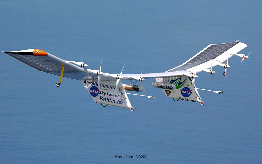 Pathfinder Plus: Die Drohne wird mit Solarzellen über 8 Elektromotore angetrieben