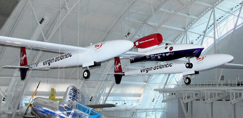 Virgin Atlantic Global Flyer: Steve Fossett startete 2005, um die Welt in einem Nonstop-Flug zu umrunden