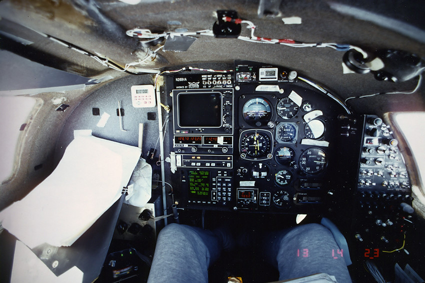 Rutan Voyager - Cockpit