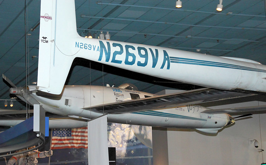 Rutan Voyager - Scaled Composites: erste Nonstop-Weltumrundung ohne Auftanken und Zwischenlanden