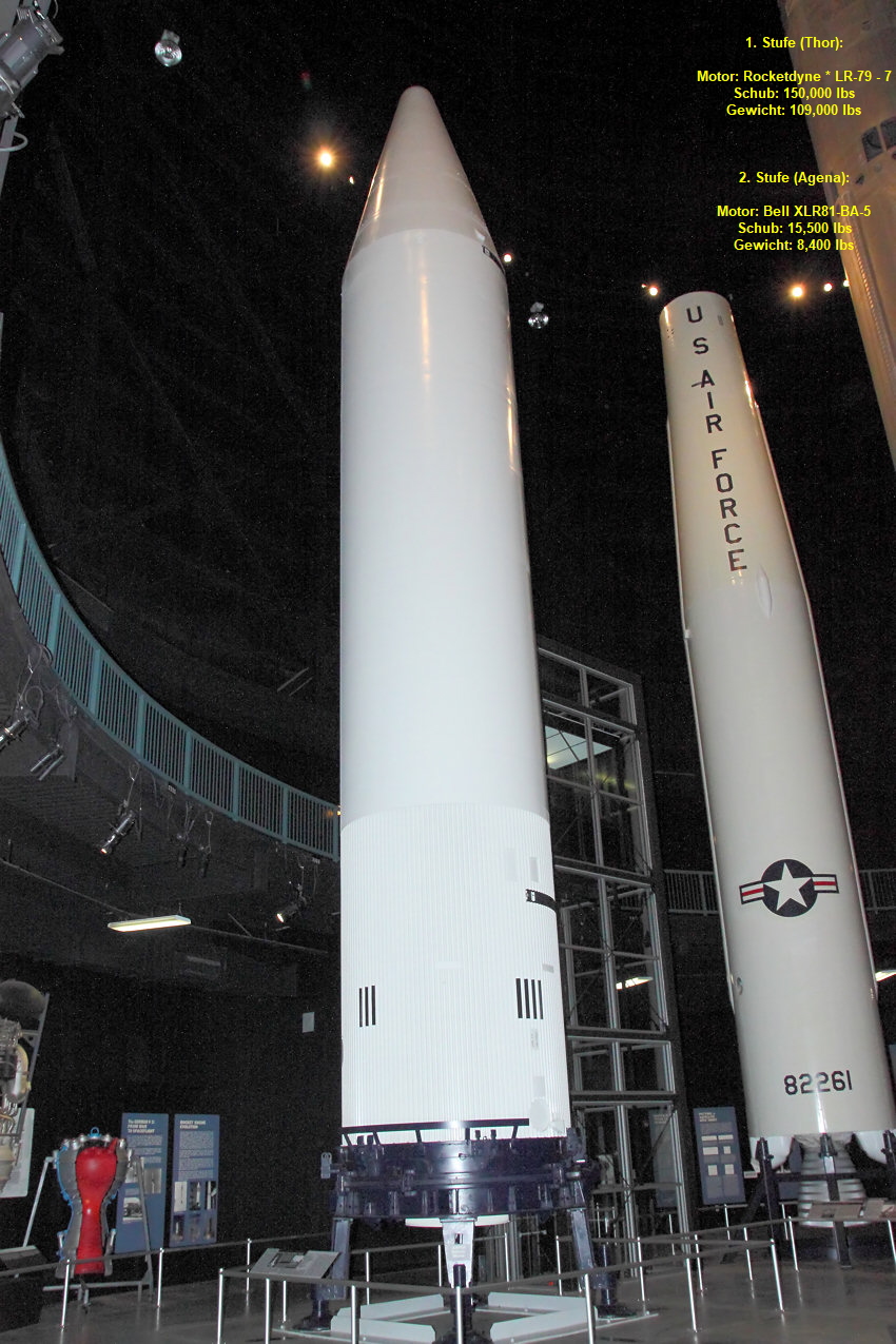 PGM-19 Jupiter: eine von Wernher von Braun entwickelte Mittelstreckenrakete mit 2410 km Reichweite
