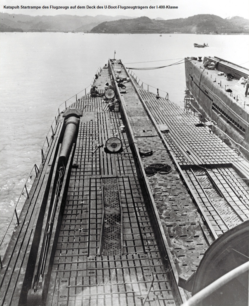 Aichi M6A1 Seiran - U-Boot Startrampe