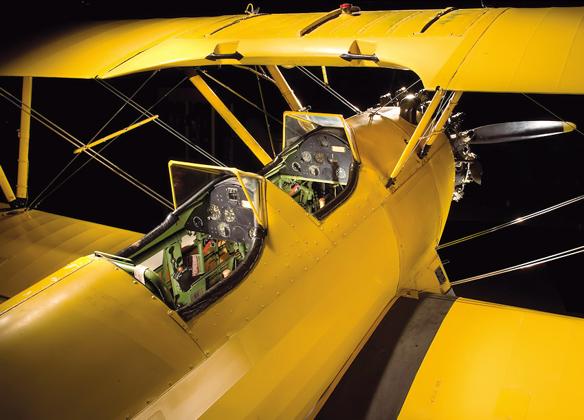 Boeing-Stearman N2S-5 Kaydet - Draufsicht