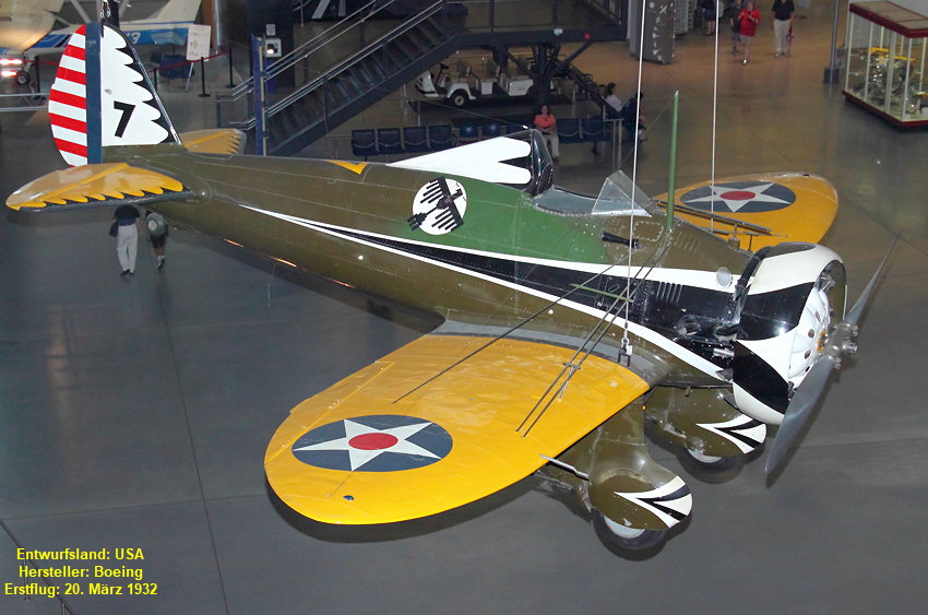 Boeing P-26A Peashooter: Das erste Jagdflugzeug in Ganzmetallbauweise der United States Army Air Corps ab 1932