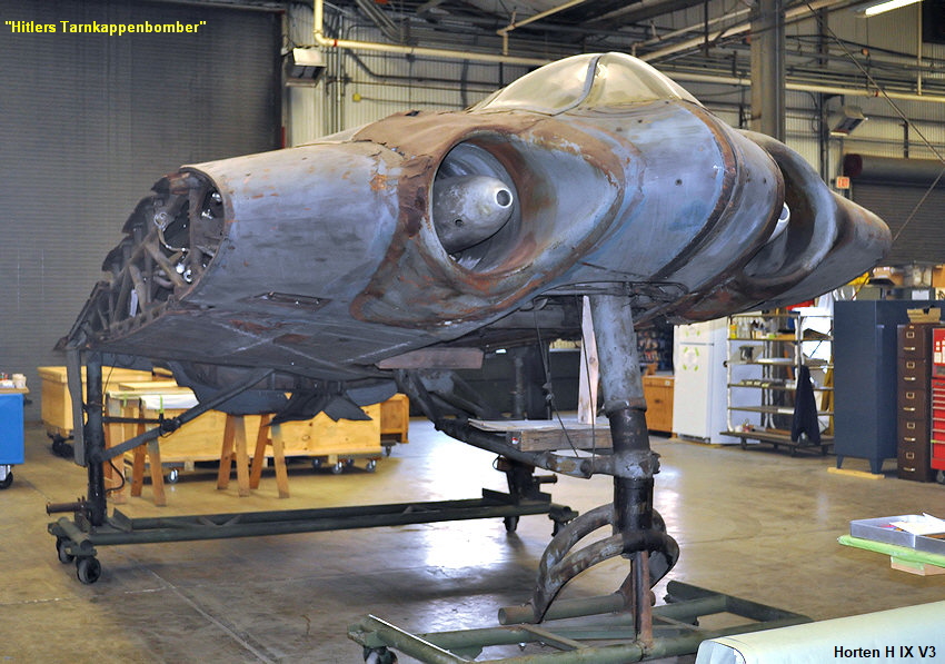 Horten H IX: Das erste Tarnkappenflugzeug als Nurflügler (auch Horten Ho 229 oder Gotha Go 229 genannt)