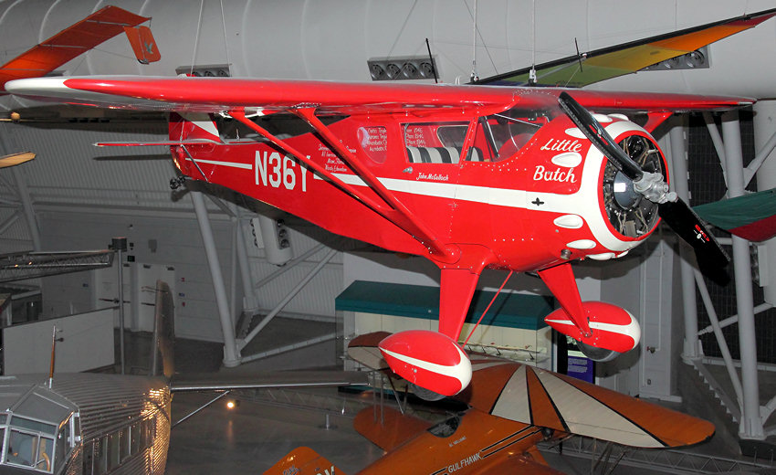 Monocoupe 110 Special: Rennflugzeug der 1940er Jahre mit verkürzten Flügeln
