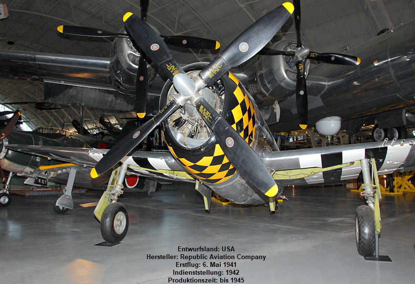 Republic P-47 Thunderbolt: Kampfflugzeug der USA im Zweiten Weltkrieg