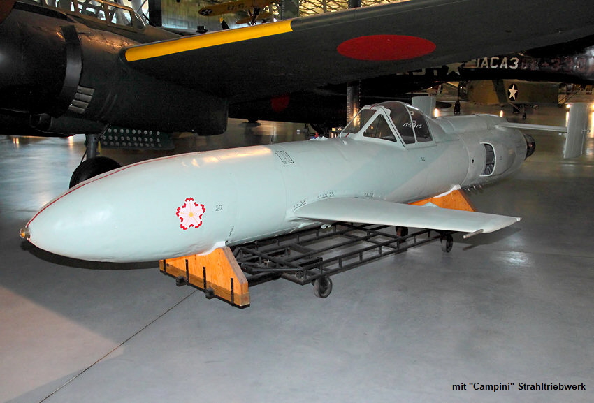 Kugisho MXY-7 Ohka Model 22 (Yokosuka): für Kamikaze konzipiertes japanisches Militärflugzeug