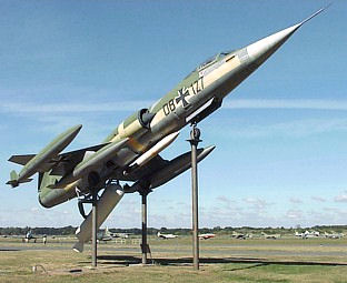 Lockheed F-104 G Zell: senkrecht startendes Flugzeug