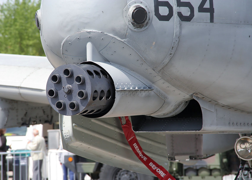 Fairchild A-10 - MG des Kampfflugzeugs
