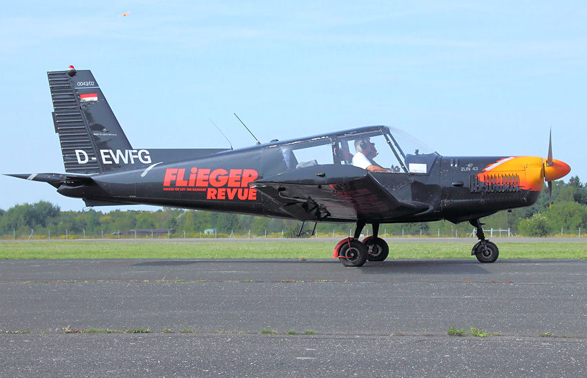 Zlin Z-43:  4-sitzige Version der Zlin Z-42 - Kunstflug