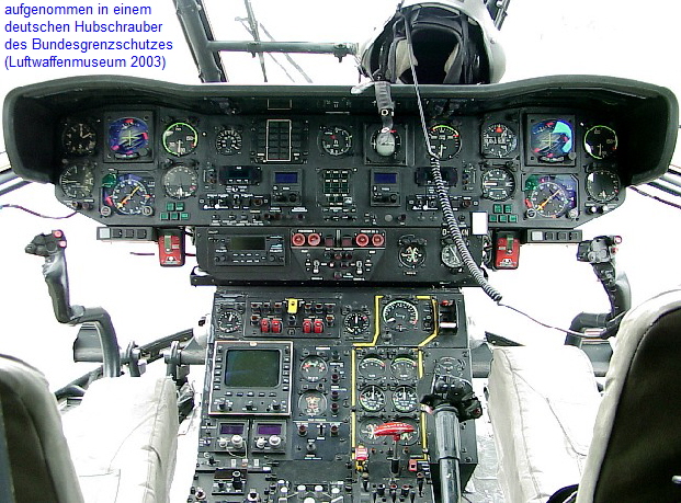 aufgenommen in einem 
 deutschen Hubschrauber
 des Bundesgrenzschutzes 
 (Luftwaffenmuseum 2003)