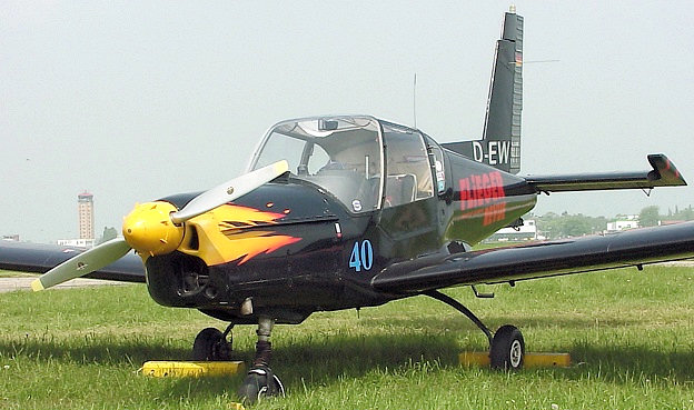 Zlin Z-42 MU - FLIEGER REVUE-Airshow-Team "Black Bird"