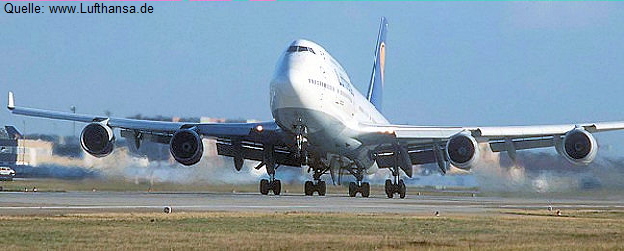 Boeing 747-400 Start, Lufthansa