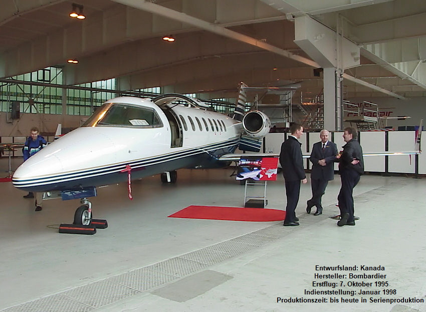 Bombardier Learjet 45: Handelsmarke eines 2-strahligen Geschäftsreiseflugzeuges