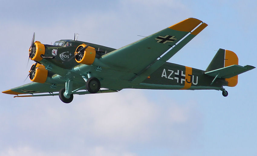 Junkers JU-52: Flugansicht