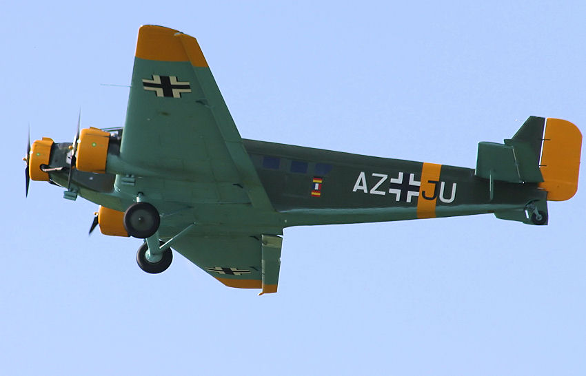 Junkers JU-52: Flugansicht