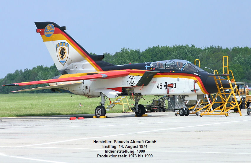 Tornado - Panavia Aircraft (1974): Kampfflugzeug der Luftwaffe mit Sonderlackierung