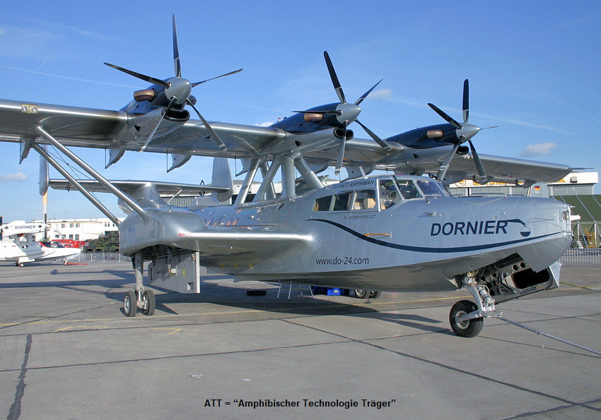 Dornier Do-24 ATT - Amphibian: hochseetaugliches dreimotoriges Flugboot für Seenoteinsätze