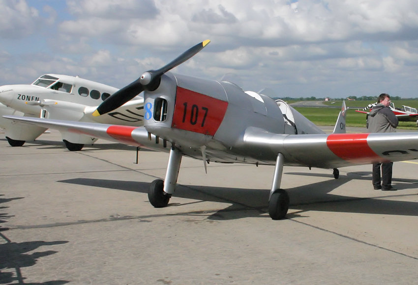 Kramme & Zeuthen II T (KZ II T): dänisches Trainingsflugzeug von 1946