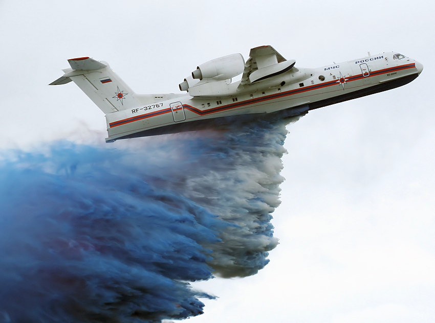 BERIEV BE-200: schweres Löschflugzeug aus Russland