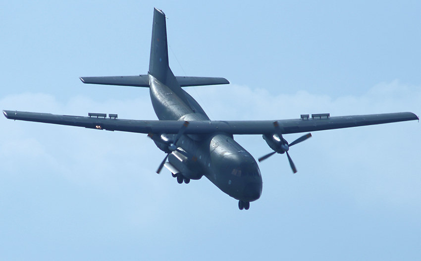 Transall - Sarajevo-Landeanflug 2