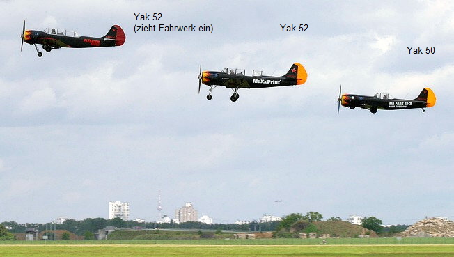 Yakovlev Yak 50 und Yak 52