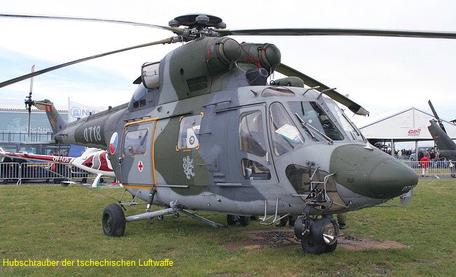 Hubschrauber der tschechischen Luftwaffe