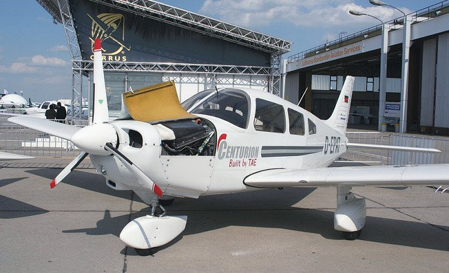 Piper Warrior mit TAE-Flugdiesel