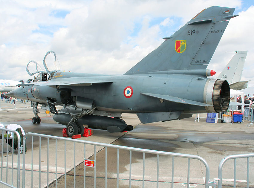 Mirage F-1 - Heckansicht